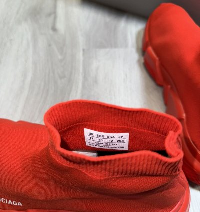 Red Balenciaga Speed LT Sneaker