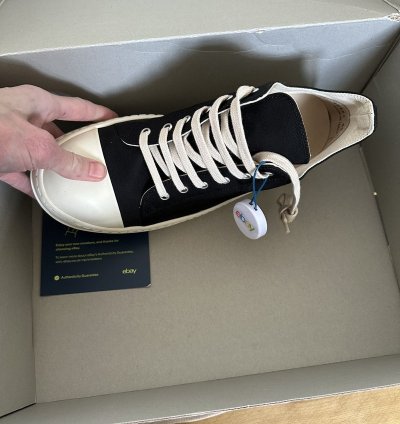 Rick Owen Drkshdw Ramones low 40 new