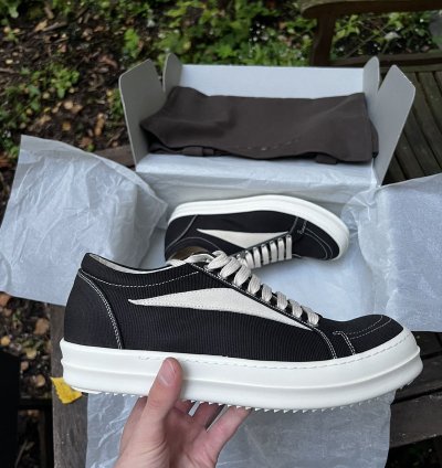 Rick owen drkshdw vintage sneaker overdyed DU01C6803