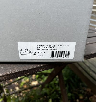 Rick owen drkshdw vintage sneaker overdyed DU01C6803