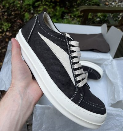 Rick owen drkshdw vintage sneaker overdyed DU01C6803
