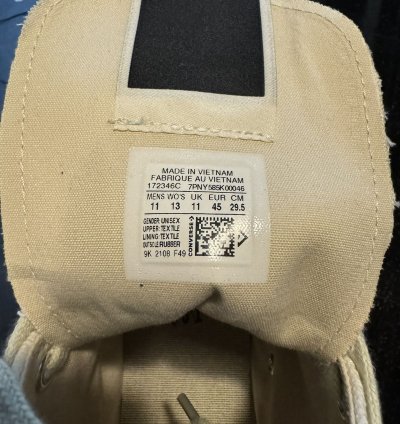 Rick Owen DRKSTAR Converse