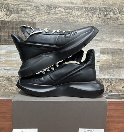 Rick Owen Geth Runner Black 45 12