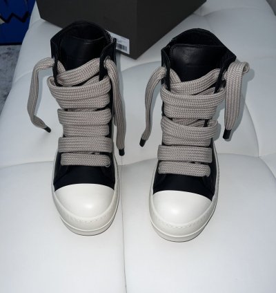 Rick Owen jumbo lace sneakers