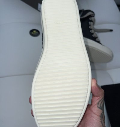 Rick Owen jumbo lace sneakers