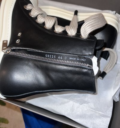 Rick Owen jumbo lace sneakers