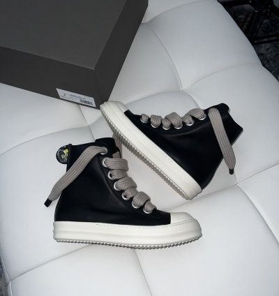 Rick Owen jumbo lace sneakers sz 44