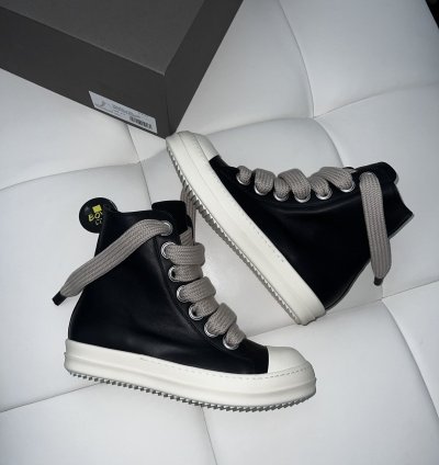 Rick Owen jumbo lace sneakers sz 44