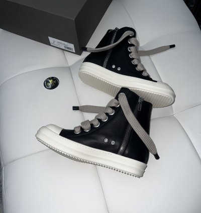Rick Owen jumbo lace sneakers sz 44