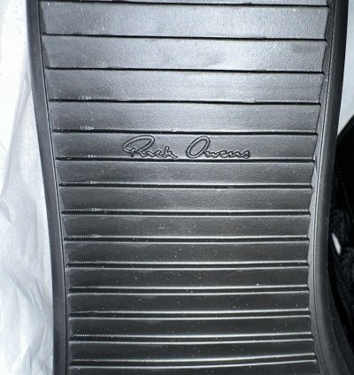 Rick Owen Lido Strobe Leather Sneaker Jumbo