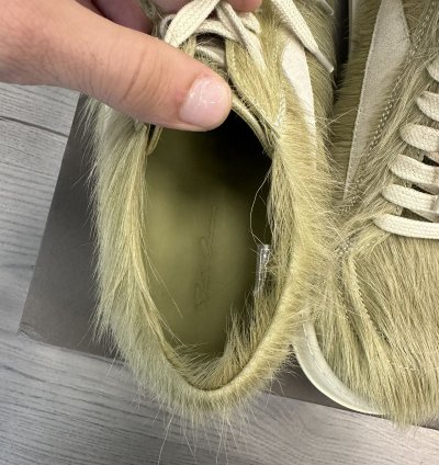 Rick Owen Luxor Sneaker Ponyfur