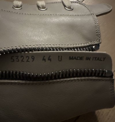 Rick Owen Pearl Milk HI Sneaker