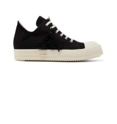 Rick Owen Slash Low Top Sneakers