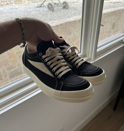 Rick Owen Vintage Sneaks Vans Black Milk