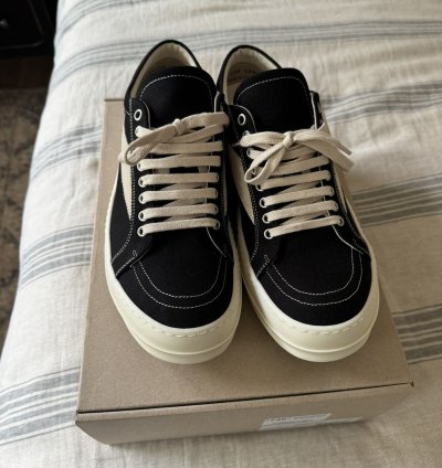 Rick Owen Vintage Sneaks Vans Black Milk
