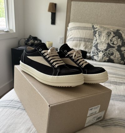 Rick Owen Vintage Sneaks Vans Black Milk