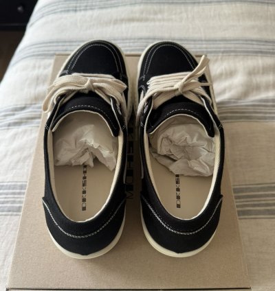 Rick Owen Vintage Sneaks Vans Black Milk