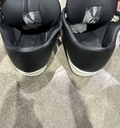 RICK OWENS - Jumbo Lace Low Black Milk