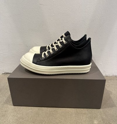 RICK OWENS - Low Sneaks Black Milk