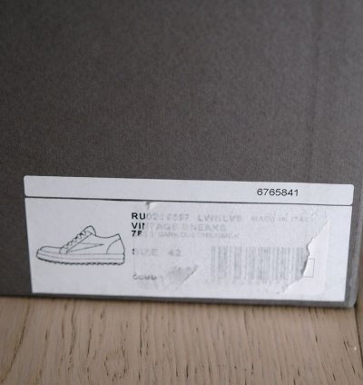 RICK OWENS - VINTAGE SNEAKS
