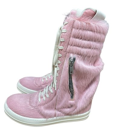 Rick Owens 2022SS FOGACHINE Dirty Pink Pony Hair Cargobasket