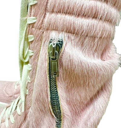 Rick Owens 2022SS FOGACHINE Dirty Pink Pony Hair Cargobasket