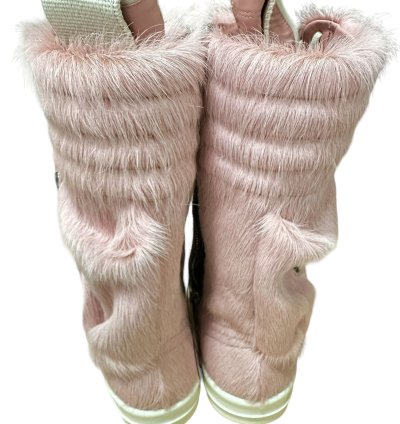 Rick Owens 2022SS FOGACHINE Dirty Pink Pony Hair Cargobasket