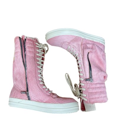 Rick Owens 2022SS FOGACHINE Dirty Pink Pony Hair Cargobasket