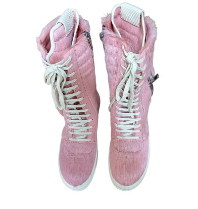 Rick Owens 2022SS FOGACHINE Dirty Pink Pony Hair Cargobasket