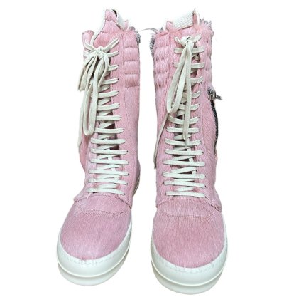 Rick Owens 2022SS FOGACHINE Dirty Pink Pony Hair Cargobasket