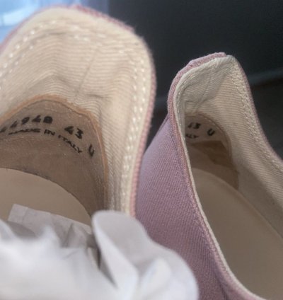 RICK OWENS ABSTRACT LOW FADED PINK MILK