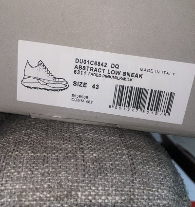 RICK OWENS ABSTRACT LOW FADED PINK MILK