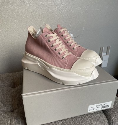 RICK OWENS ABSTRACT LOW FADED PINK MILK