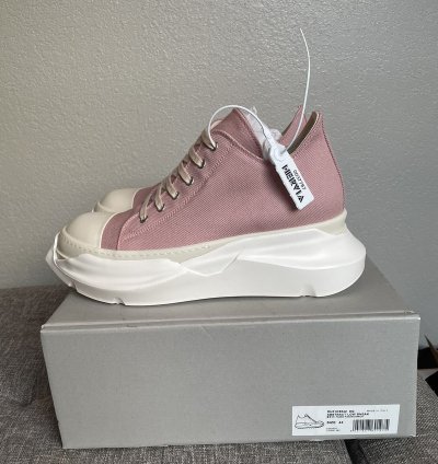 RICK OWENS ABSTRACT LOW FADED PINK MILK