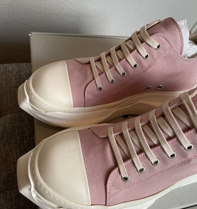 RICK OWENS ABSTRACT LOW FADED PINK MILK
