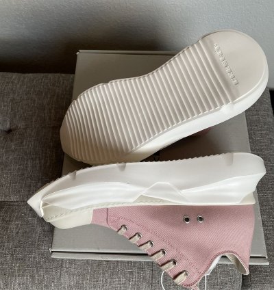RICK OWENS ABSTRACT LOW FADED PINK MILK