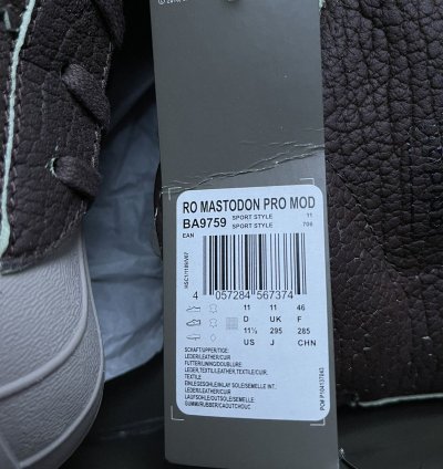 Rick Owens Adidas AW16 Brown Mastodon Pro Model