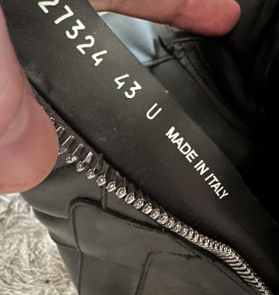 Rick Owens all black geo basket sz 43 nwb