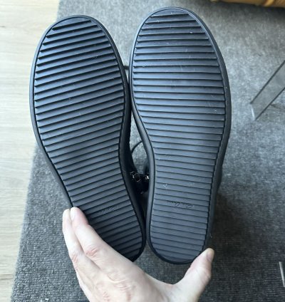 Rick Owens all black geo basket sz 43 nwb