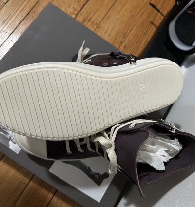 Rick Owens Amethyst Leather Ramones