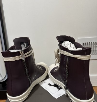 Rick Owens Amethyst Leather Ramones