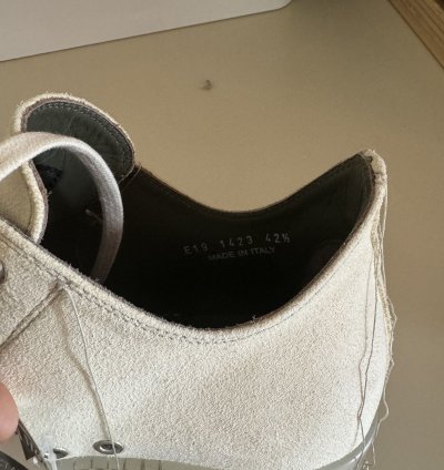 Rick Owens Babel low top Ramones