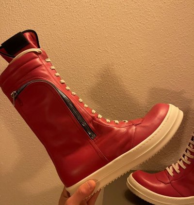 Rick Owens Bauhaus basket high sneakers