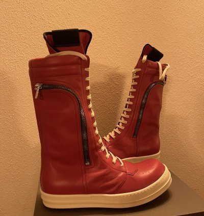 Rick Owens Bauhaus basket high sneakers