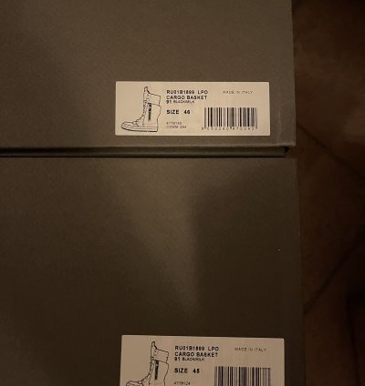 Rick Owens Bauhaus basket high sneakers