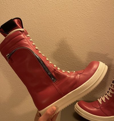 Rick Owens Bauhaus basket high sneakers