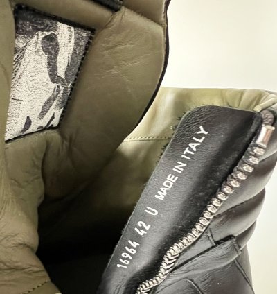 RICK OWENS BLACK GEOBASKET SNEAKER