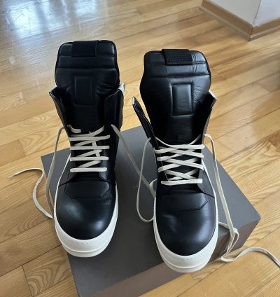Rick Owens Black Geobaskets