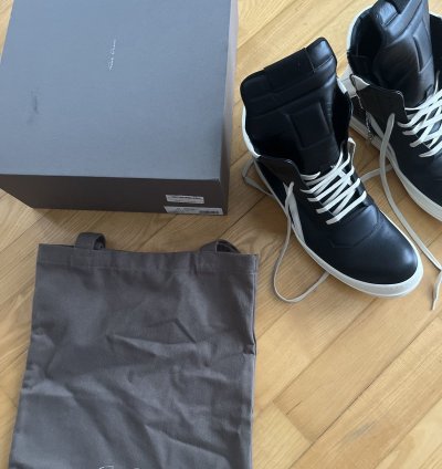 Rick Owens Black Geobaskets