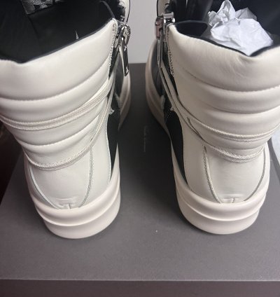 Rick Owens Black Mega Bumper Geobasket Sneakers
